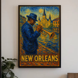 New Orleans Jazz Night Poster