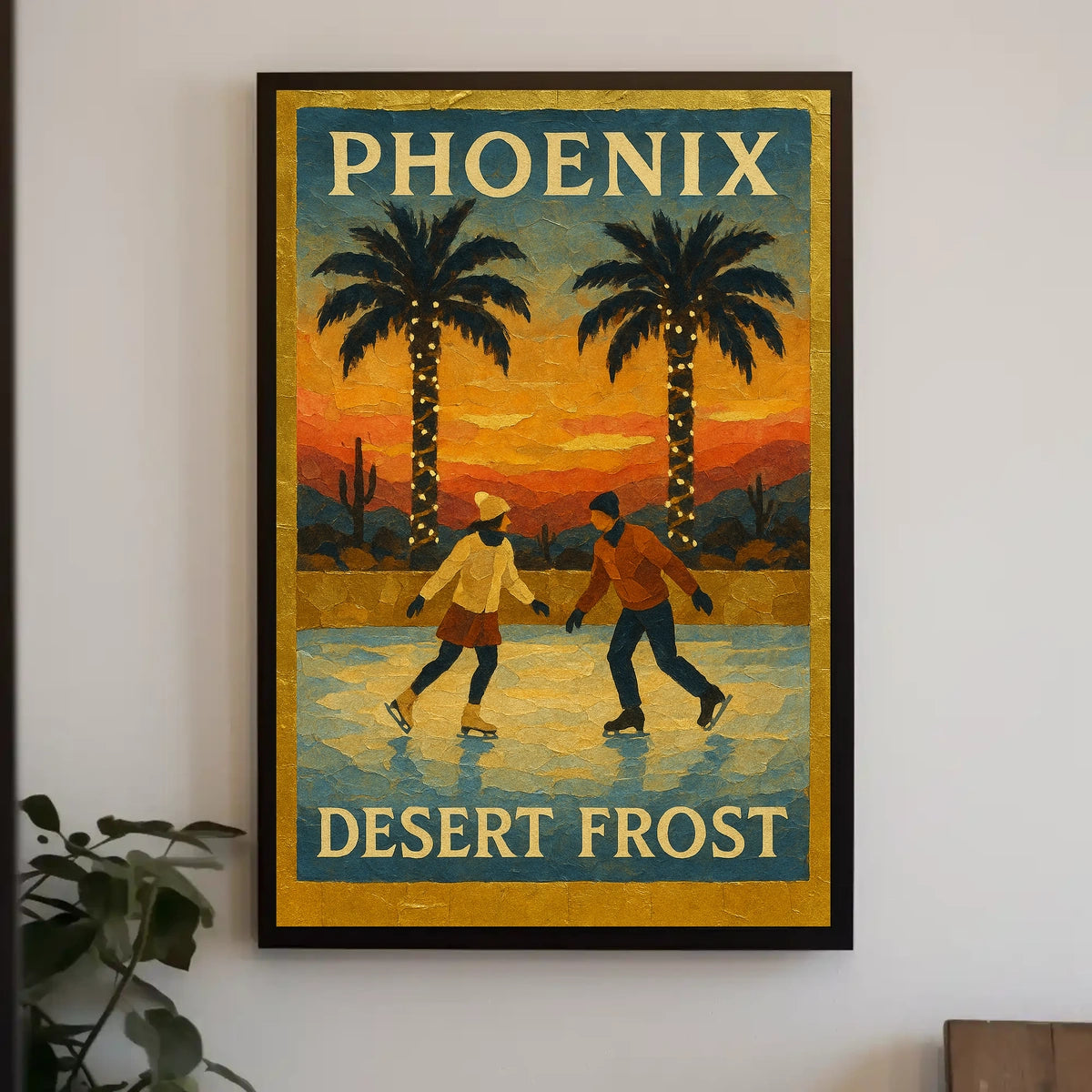 Phoenix Desert Frost Poster