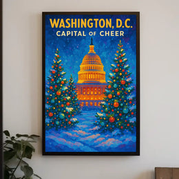 Washington, D.C. Capital Of Cheer Poster