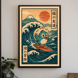 Surfing Adventure Poster
