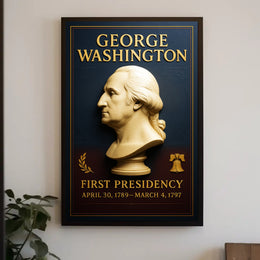 George Washington First President Poster PosterGoat