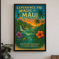 Experience the Magic of Maui Poster