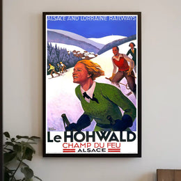 Champ Du Feu Alsace Winter Sports Poster
