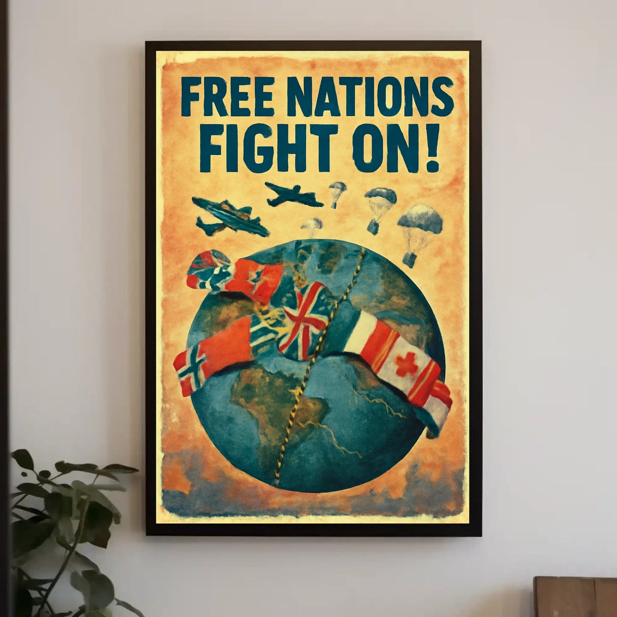Free Nations Unite Poster
