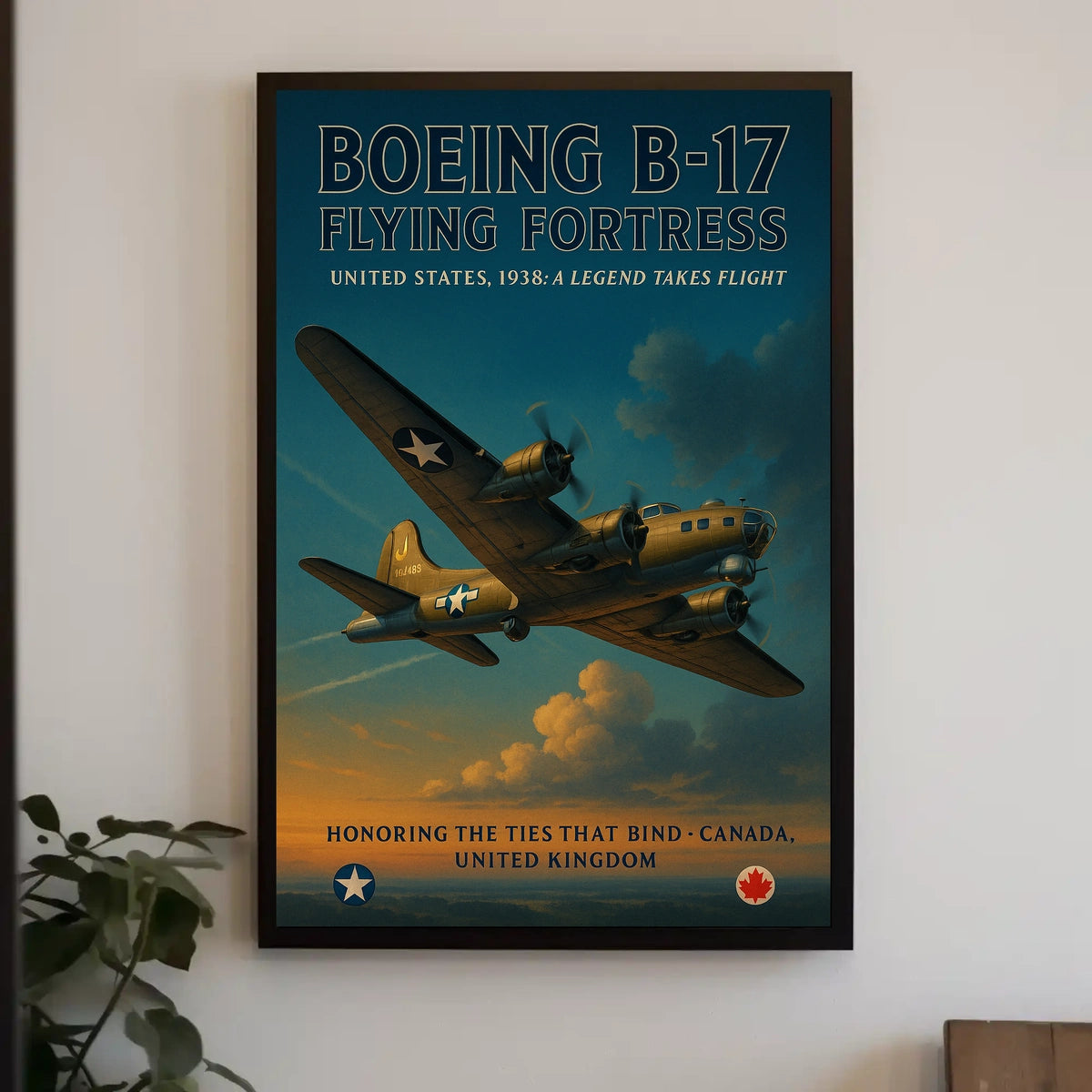 Boeing B-17 Flying Fortress Poster