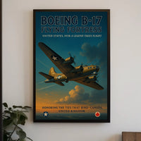 Boeing B-17 Flying Fortress Poster
