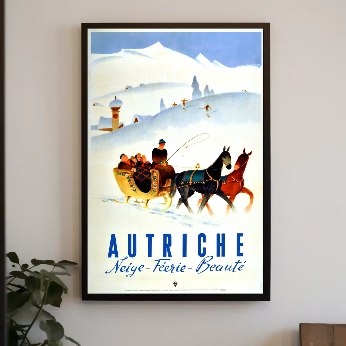 Winter Wonderland In Austria Poster