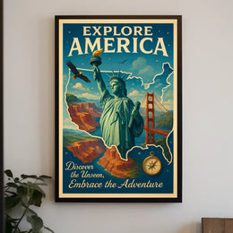 Explore America Poster