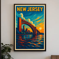 New Jersey Sunset Poster
