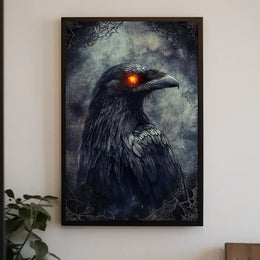 The Enigmatic Raven Poster