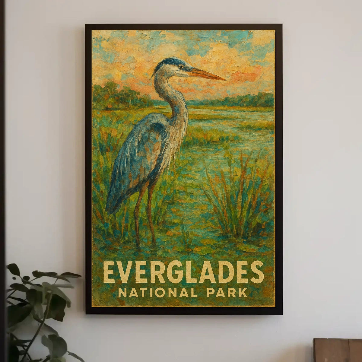 Everglades National Park Wildlife Poster