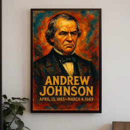 Andrew Johnson 17Th President Poster