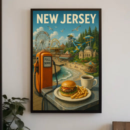 New Jersey A Nostalgic Journey Poster