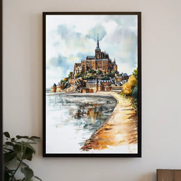 France Mont Saint Michel Poster