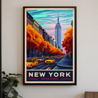 New York in Autumn Poster