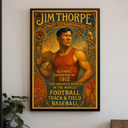 Celebrating an Olympic Legend Poster