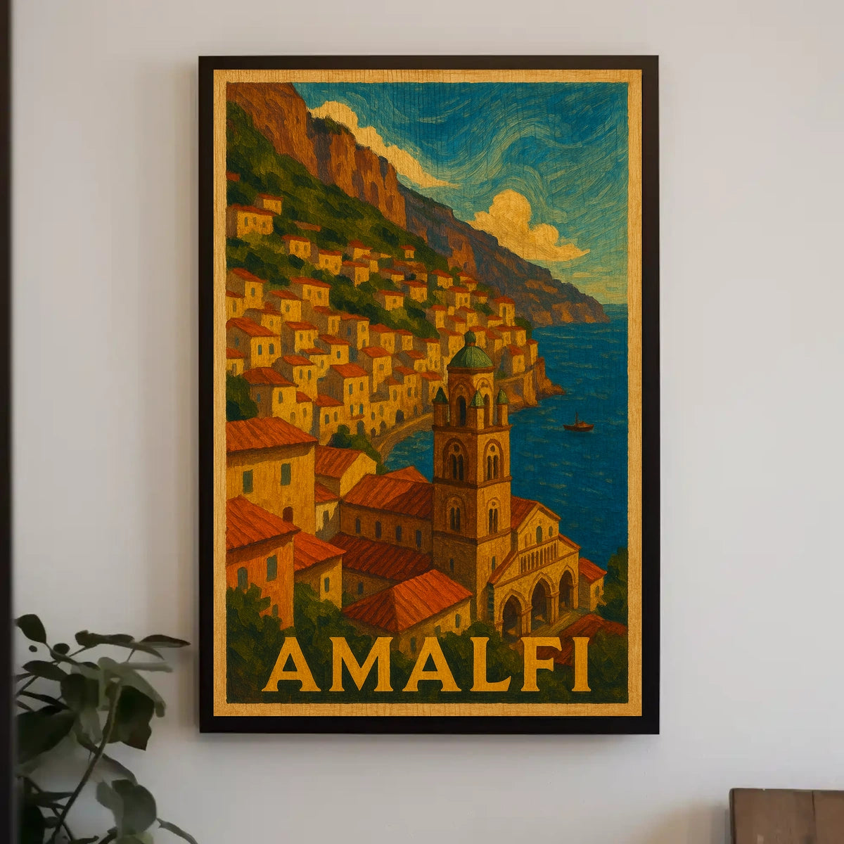 Amalfi Coast Scenic Beauty Poster