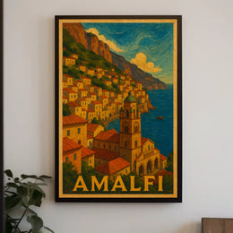 Amalfi Coast Scenic Beauty Poster
