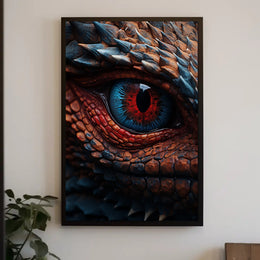 DragonS Gaze Poster