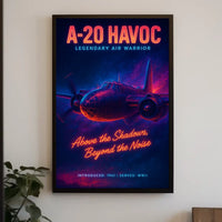 A-20 Havoc Legendary Air Warrior Poster