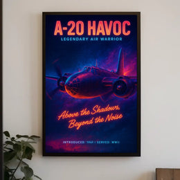 A-20 Havoc Legendary Air Warrior Poster
