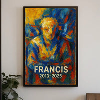 Francis A Colorful Tribute Poster
