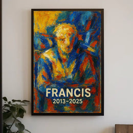 Francis A Colorful Tribute Poster