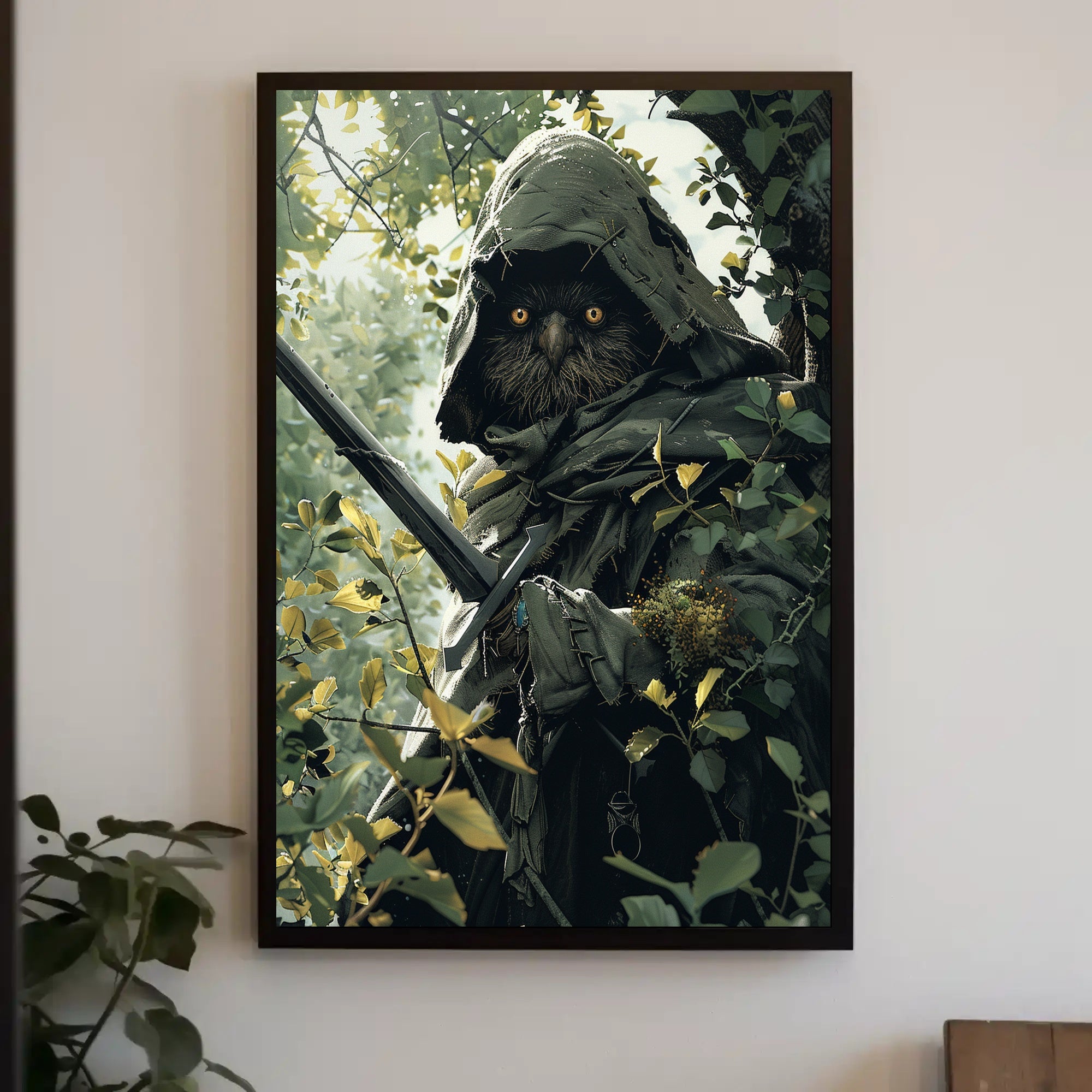 Enigmatic Forest Guardian Poster PosterGoat