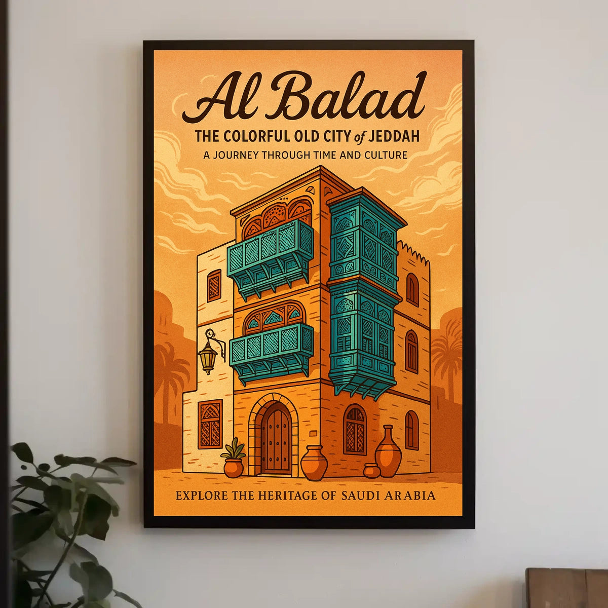Al Balad The Colorful Old City Of Poster