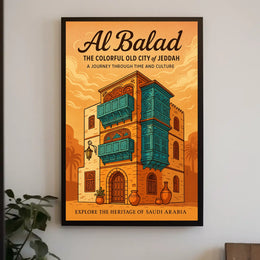 Al Balad The Colorful Old City Of Poster