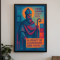 Saint Aaron Guardian Of The Mosaic Poster