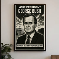 George Bush 41St President Poster