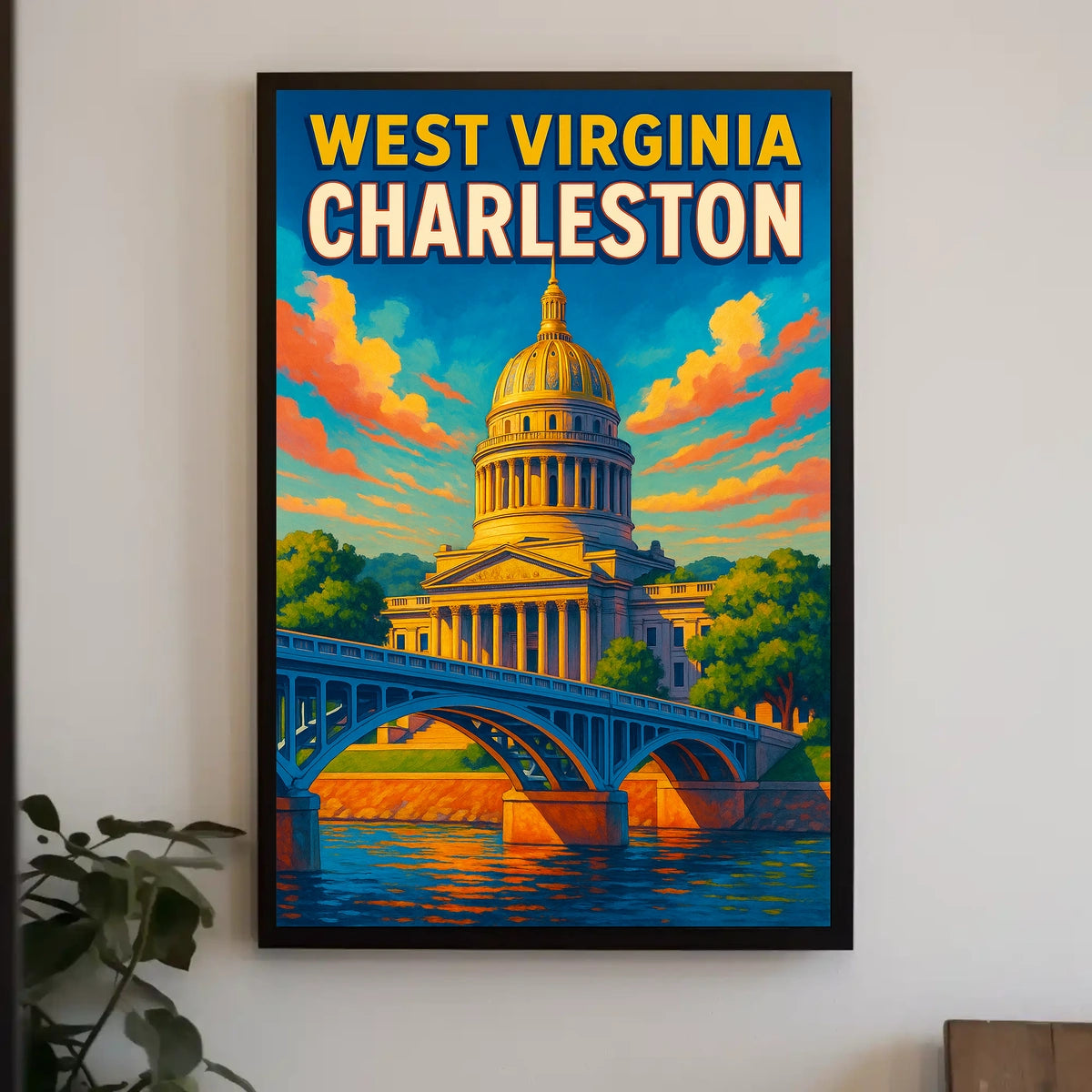 Charleston, West Virginia Poster