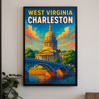 Charleston, West Virginia Poster