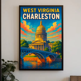 Charleston, West Virginia Poster