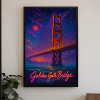Golden Gate Bridge at Dusk Poster