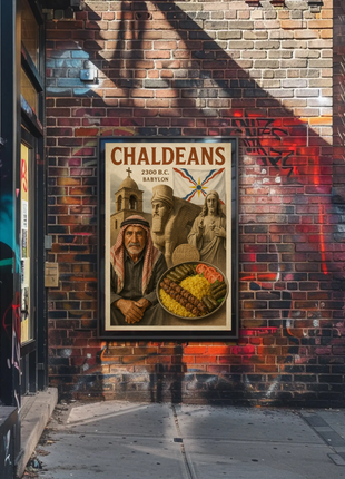 Chaldean Legacy Vintage Art Cultural Heritage Poster