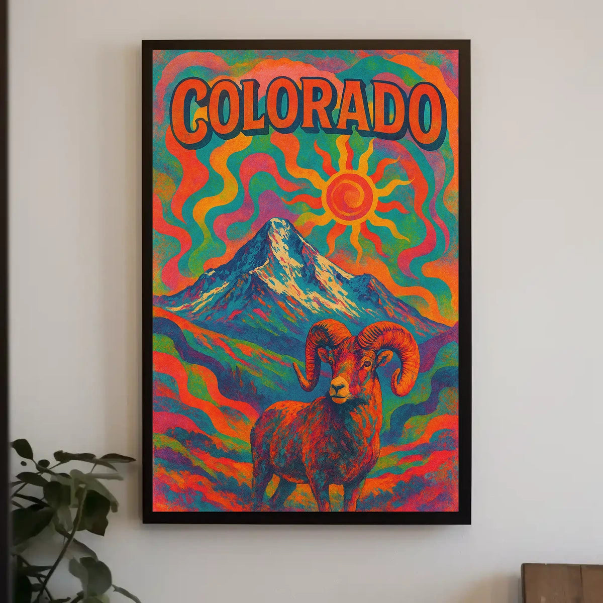 Colorado Psychedelic Poster