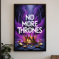 Shattered Crown: Dramatic Medieval Fantasy Mythology Poster