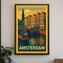 Amsterdam Scenic Poster