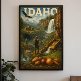 Discover Idaho Poster