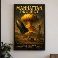 Manhattan Project Commemoration Poster