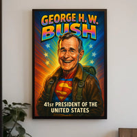 George H. W. Bush 41st President Poster