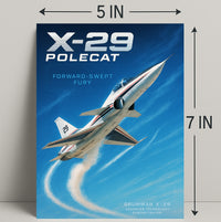 X-29 Polecat Poster PosterGoat