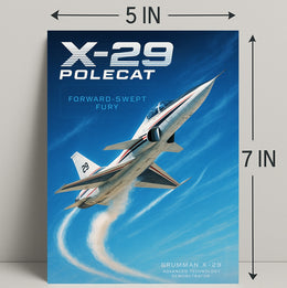 X-29 Polecat Poster PosterGoat