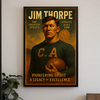 Jim Thorpe The Greatest Athlete of All Time Poster