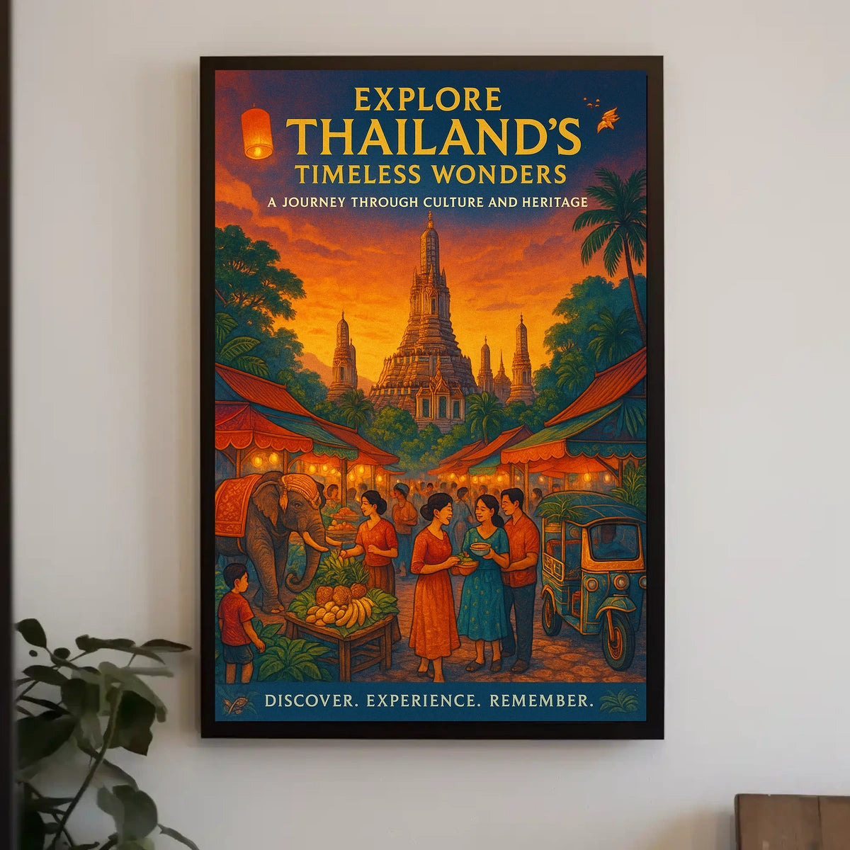 Explore Thailands Timeless Wonders Poster
