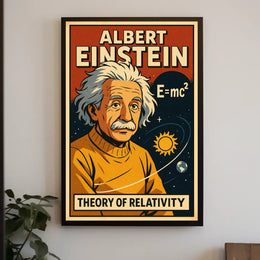 Albert Einstein Theory Of Relativity Poster