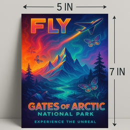 Experience the Unreal: Gates of the Arctic National Park Poster