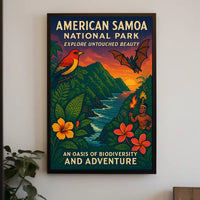 American Samoa National Park Poster: Awe-Inspiring Nature Scenery